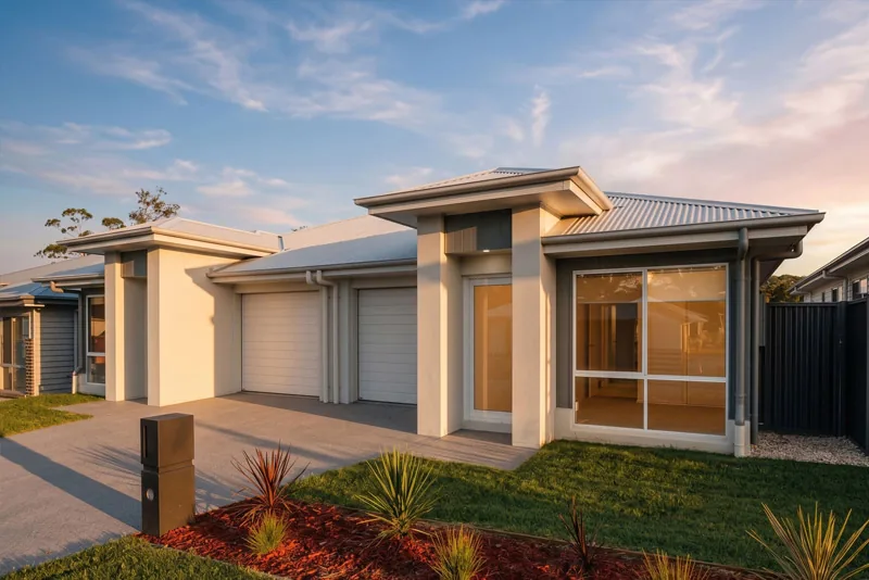 Automatic Equity new-build duplex exterior